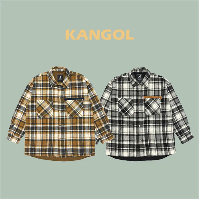 KANGOL 襯衫 深卡其 燈芯絨 襯衫外套 中性 6051155532 歷史價格詳細信息