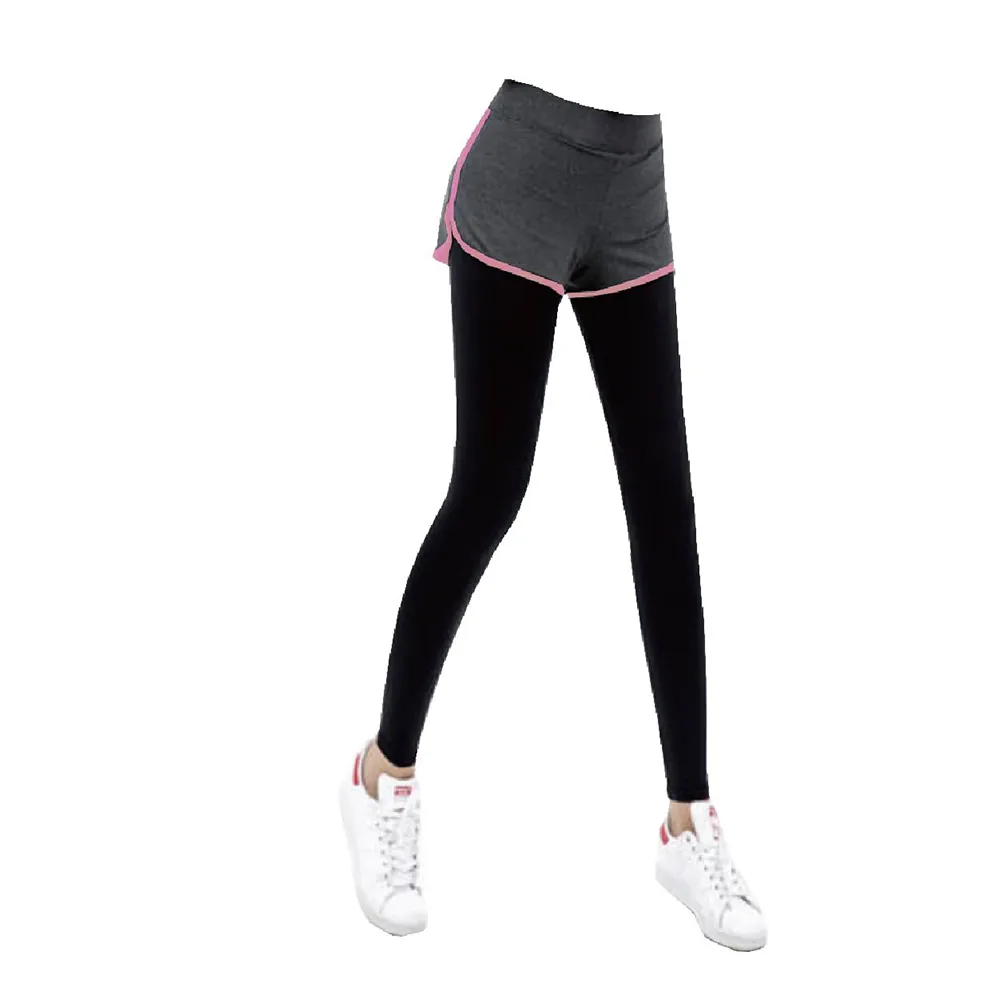 【AREXSPORT】加大碼 女假兩件 假兩件褲 運動褲 瑜珈褲 不走光 顯瘦內搭褲 健行褲 緊身褲 後口袋 AS-7484 歷史價格詳細信息