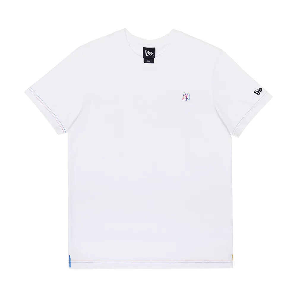 【NEW ERA】 男女 短袖上衣 RAINBOW紐約洋基 白-NE13274202 歷史價格詳細信息