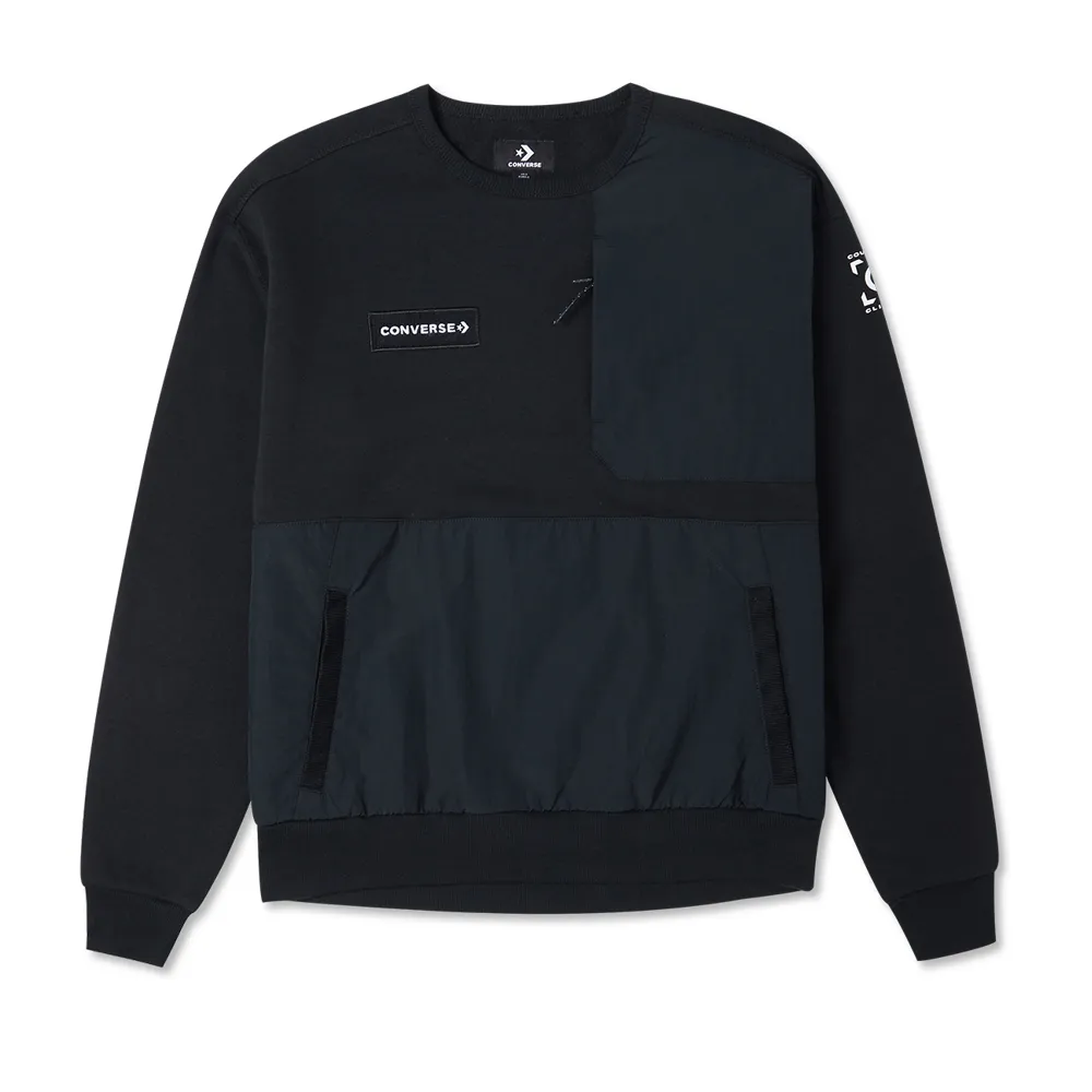 CONVERSE 圓領套頭衫 FASHION CREW W 女 10025520-A01 奶油白色 歷史價格詳細信息