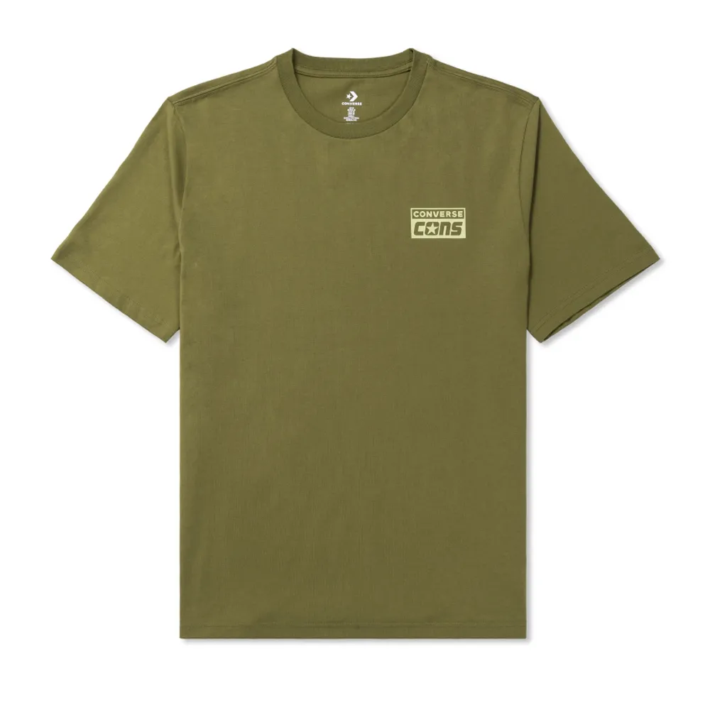 【CONVERSE】CONS TEE 短袖上衣 男 白色_10021134-A10 歷史價格詳細信息