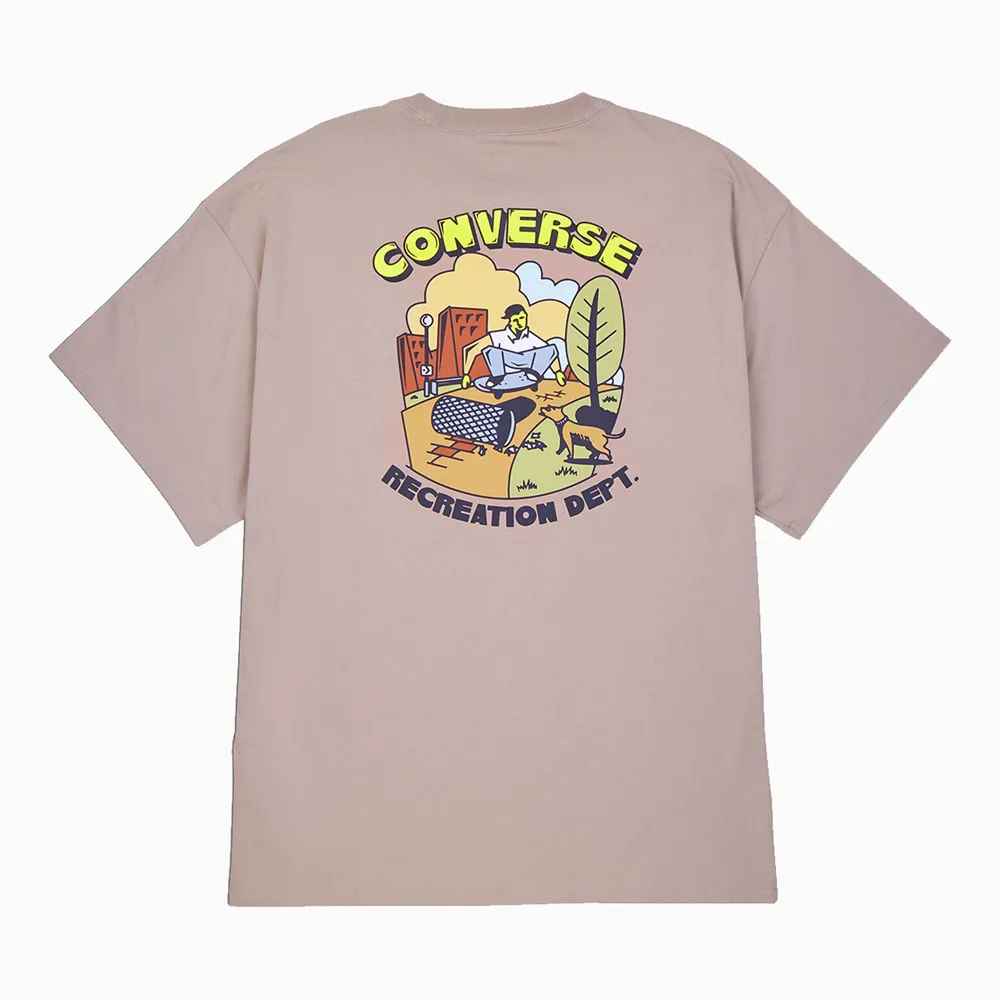CONVERSE 短袖上衣 RECREATIONAL SKATER GRAPHIC TEE 男 白0026151-A02 歷史價格詳細信息