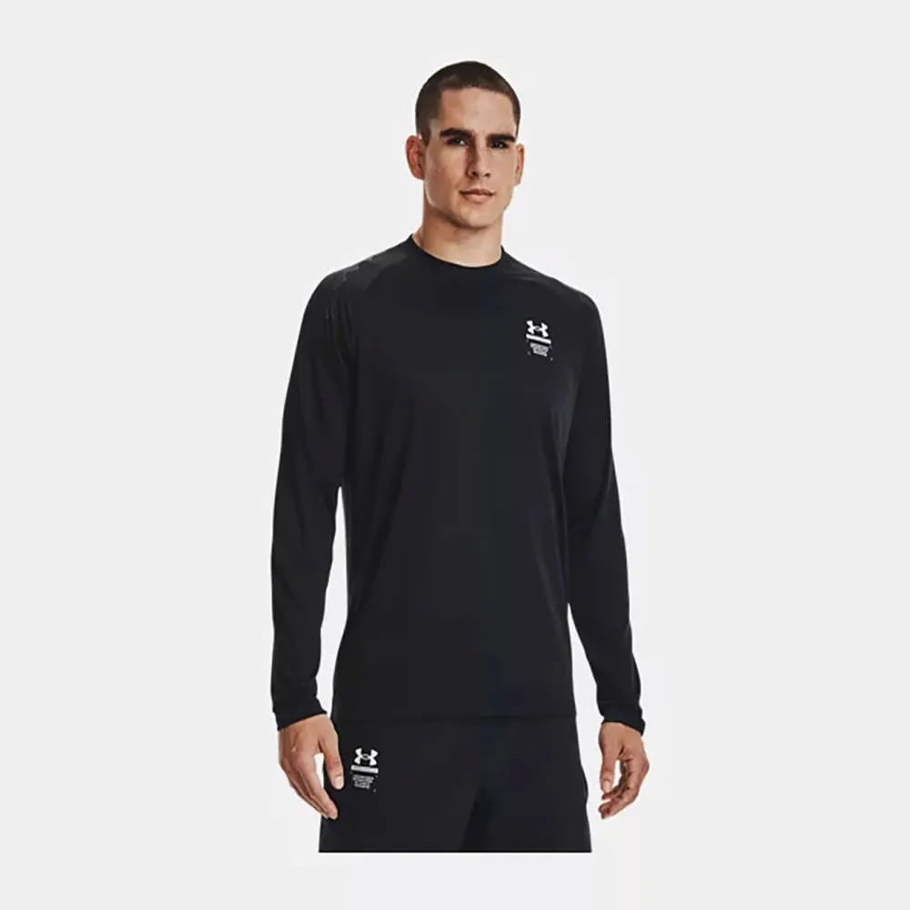 【UNDER ARMOUR】UA 男 ArmourPrint長袖T-Shirt _1370414-014(光暈灰) 歷史價格詳細信息