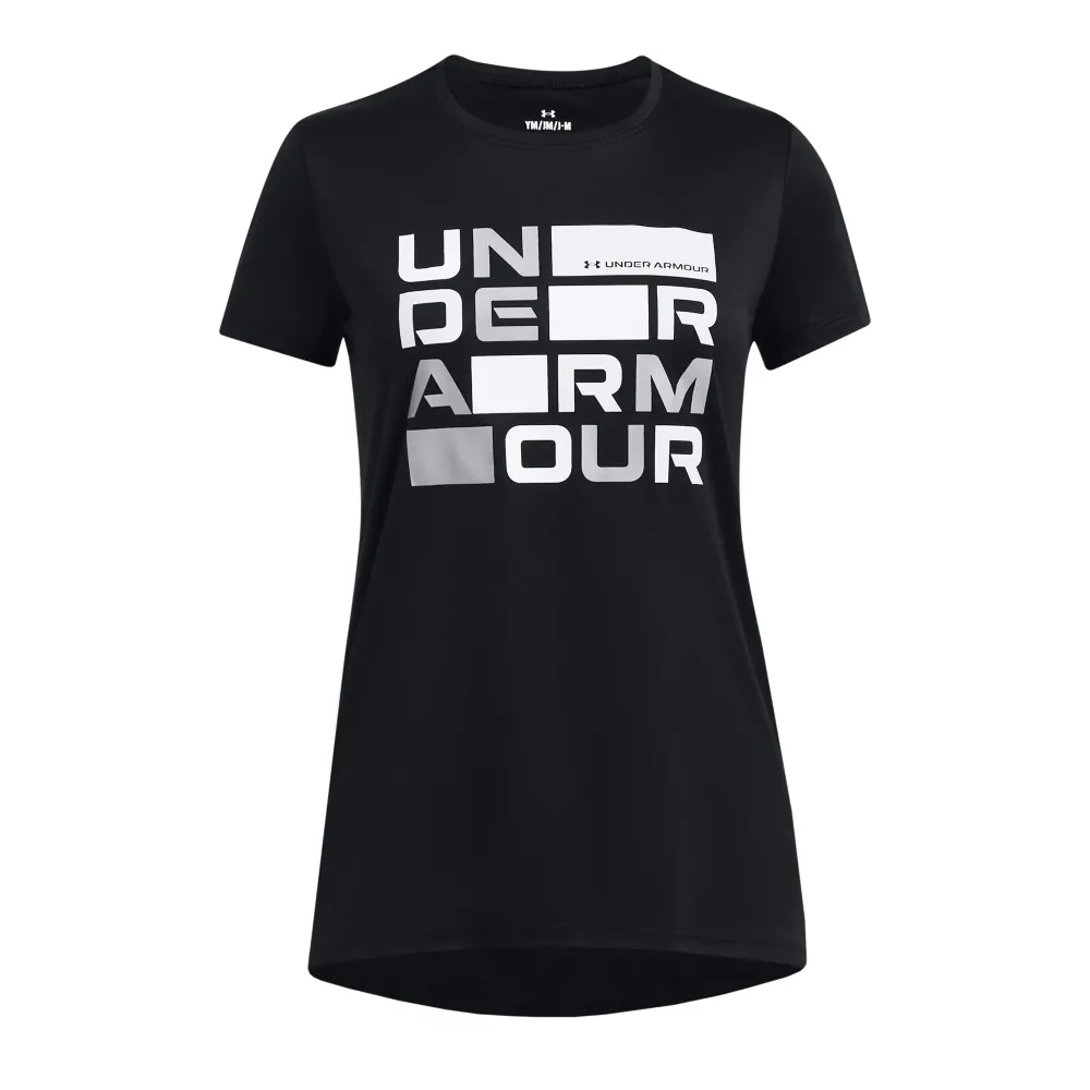 【UNDER ARMOUR】UA 女童 Tech BL Twist 短T-Shirt_1380116-560(粉紫) 歷史價格詳細信息