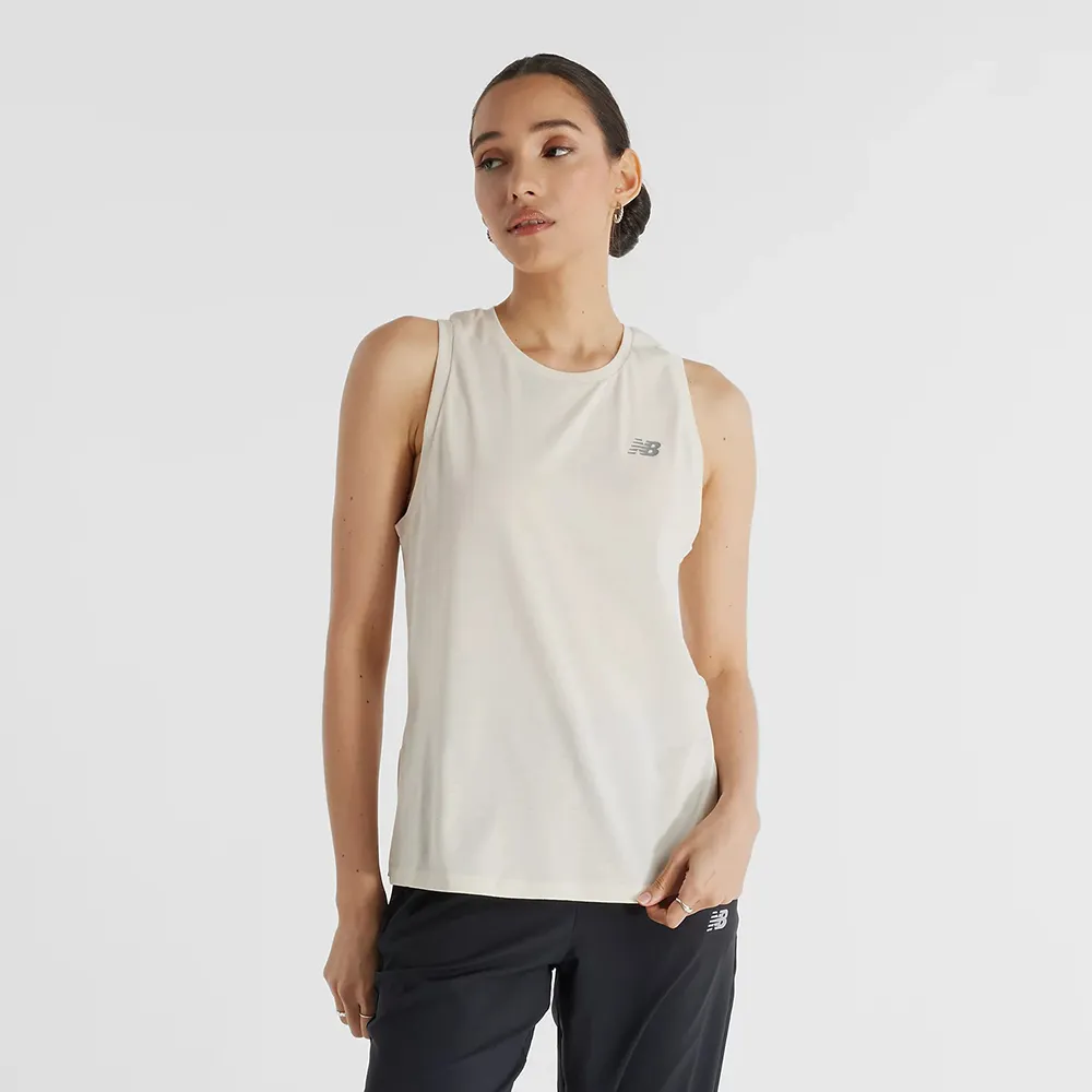 New Balance 背心 Achiever Tank Top 女款 白 無袖 寬版 快乾 NB 紐巴倫 WT31104SST 歷史價格詳細信息