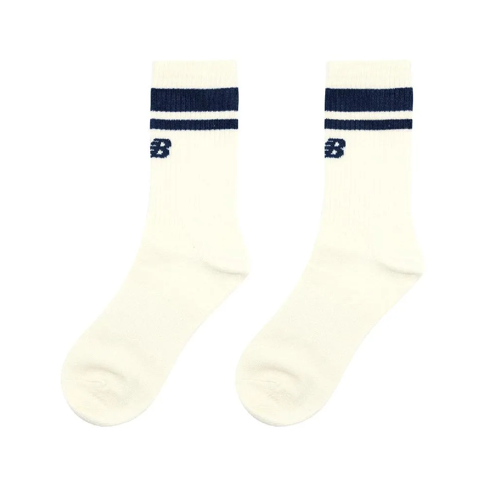 New Balance 襪子 Crew Socks 黑 白 長襪 中筒襪 男女款 休閒 運動 NB 7130400489 歷史價格詳細信息