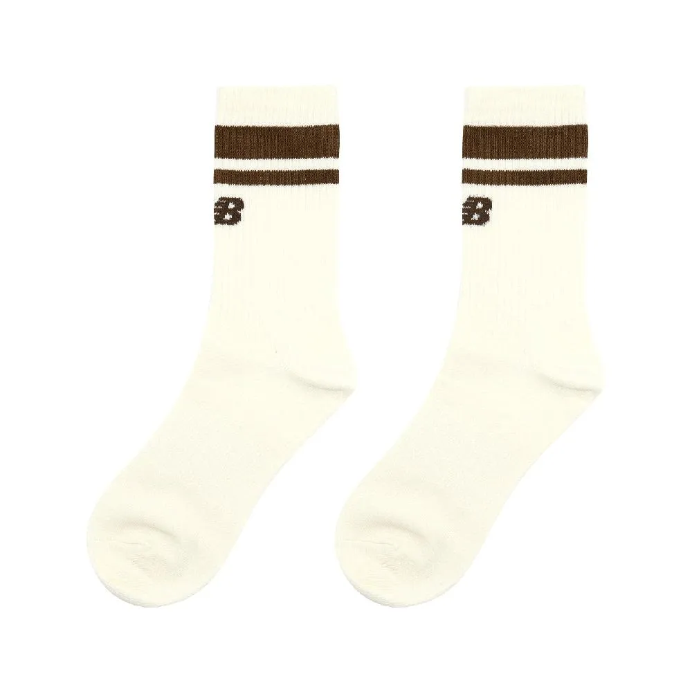 New Balance 襪子 Crew Socks 黑 白 長襪 中筒襪 男女款 休閒 運動 NB 7130400489 歷史價格詳細信息