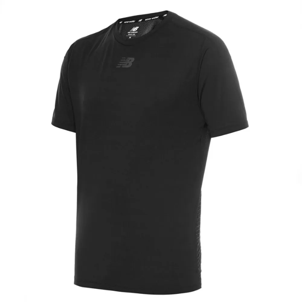 【NEW BALANCE】NB 運動 短袖上衣 男  黑(MT23277BK-F) 歷史價格詳細信息