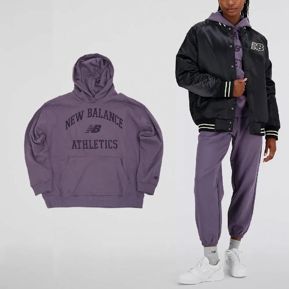 New Balance 帽T Athletics Hoodie 男女款 黑 白 藍 連帽上衣 大Logo NB 紐巴倫 UT31550BK 歷史價格詳細信息
