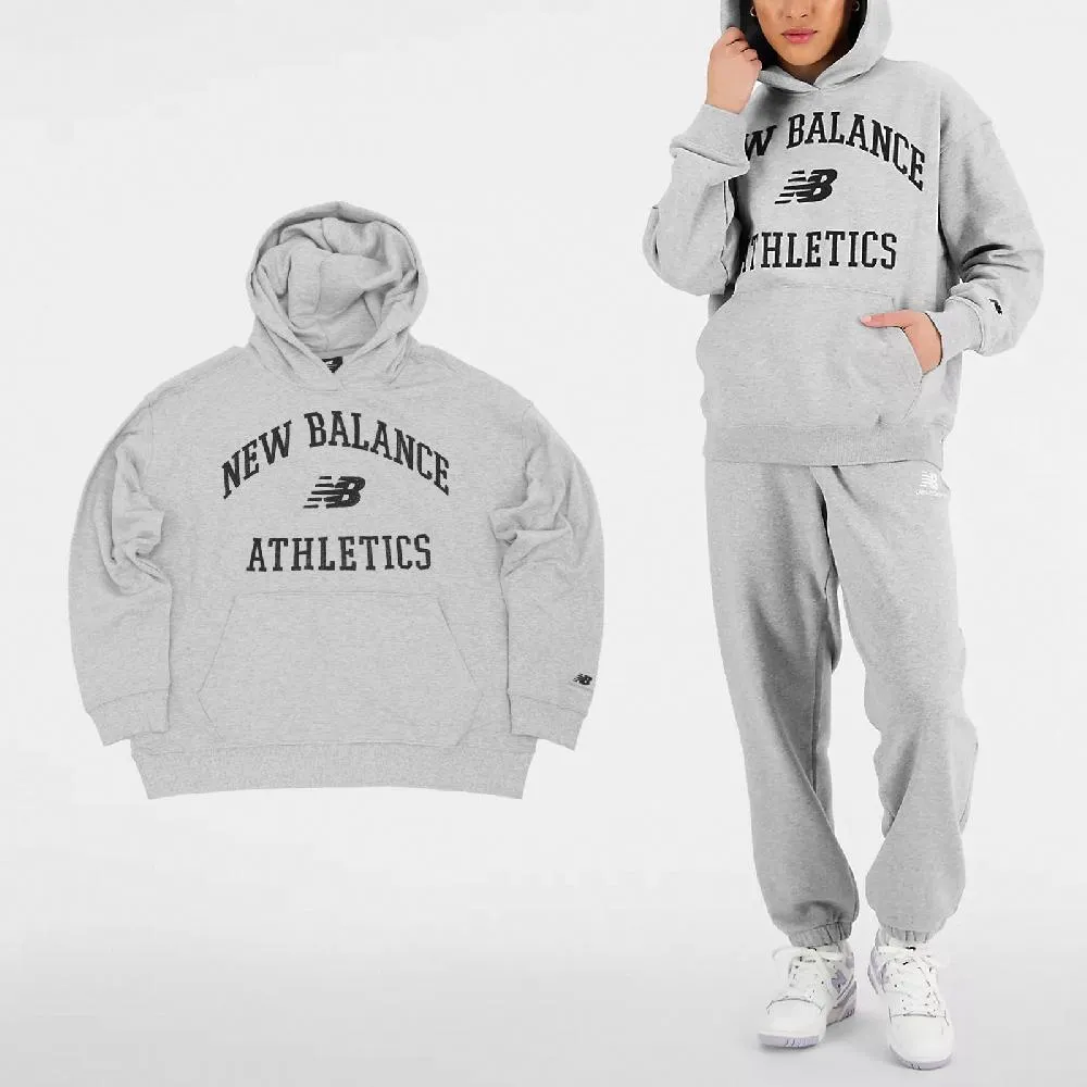 New Balance 帽T Athletics Hoodie 男女款 黑 白 藍 連帽上衣 大Logo NB 紐巴倫 UT31550BK 歷史價格詳細信息
