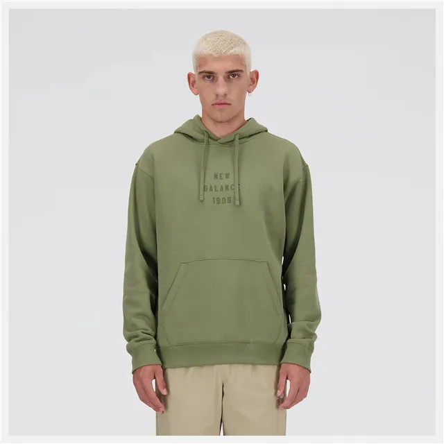 【NEW BALANCE】NB 刷毛連帽長袖上衣_男性_MT43904AG_MT43904BK(美版 版型偏大) 歷史價格詳細信息
