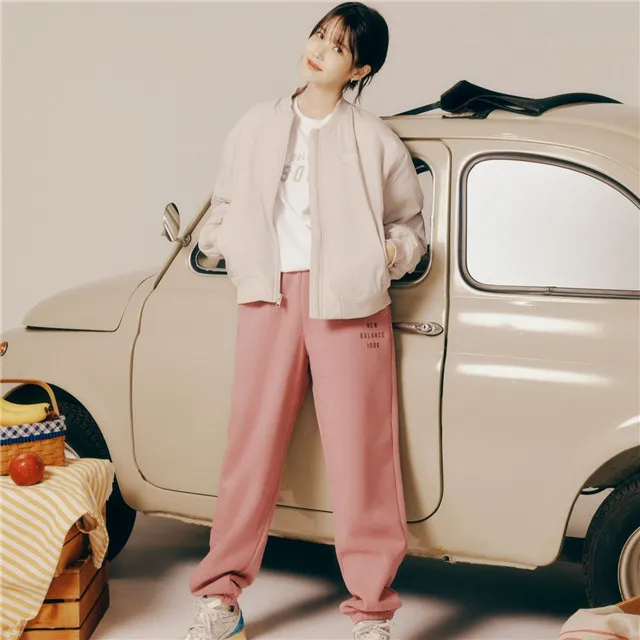 【NEW BALANCE】NB 長褲 棉褲 運動 休閒 女 粉色 亞規(AWP33552OUK-F) 歷史價格詳細信息