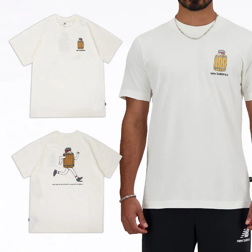 【New Balance】 NB 寬鬆棉質短袖上衣_女性_粉紫色_AWT23556LIA 歷史價格詳細信息