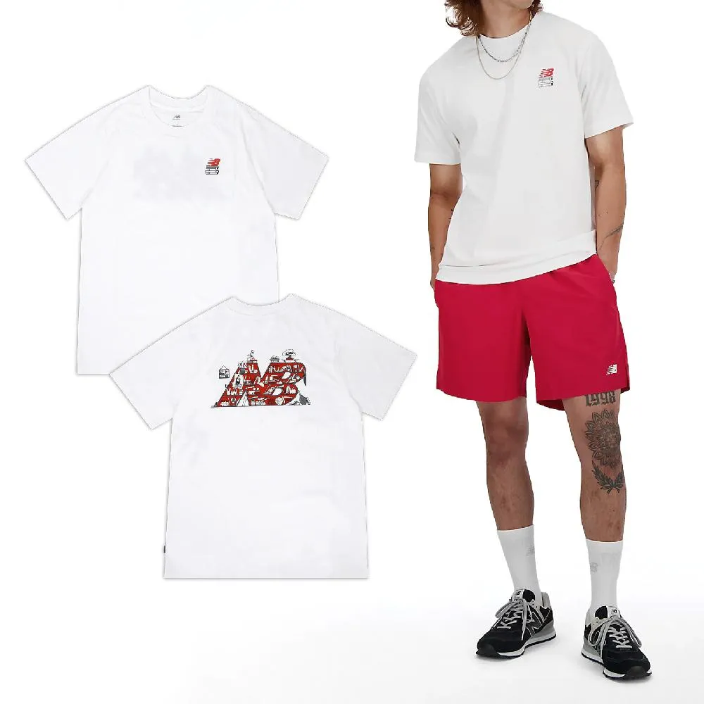 【New Balance】 NB 寬鬆微短版棉質短袖上衣_女性_黑色_WT31510BK 歷史價格詳細信息