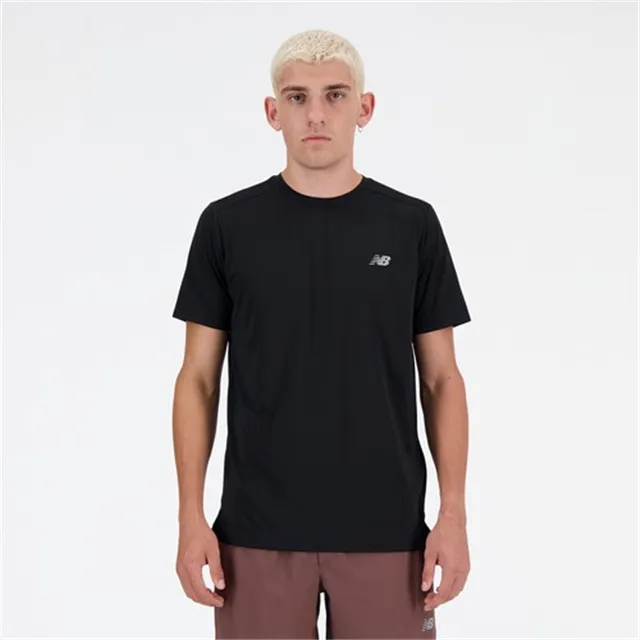 【NEW BALANCE】NB 運動 短袖上衣 男  黑(MT23277BK-F) 歷史價格詳細信息