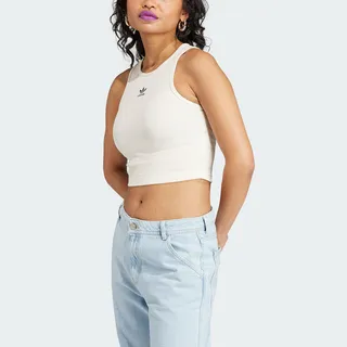 Adidas Rib Tank [IJ8257] 女 短版 背心 亞洲版 經典 三葉草 休閒 復古 羅紋 修身 白 價格比較,價格查詢,歷史價格詳細信息