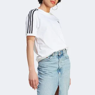 ADIDAS 女 3 STRIPES TEE 圓領T(短)- HL6689 歷史價格詳細信息