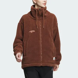 Adidas Lounge Boa [IP7059] 女 立領 外套 亞洲版 運動 訓練 休閒 抓絨 保暖 冬季 米白 歷史價格詳細信息