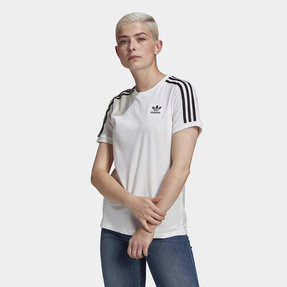 ADIDAS 女 3 STRIPES TEE 圓領T(短)- HL6689 歷史價格詳細信息