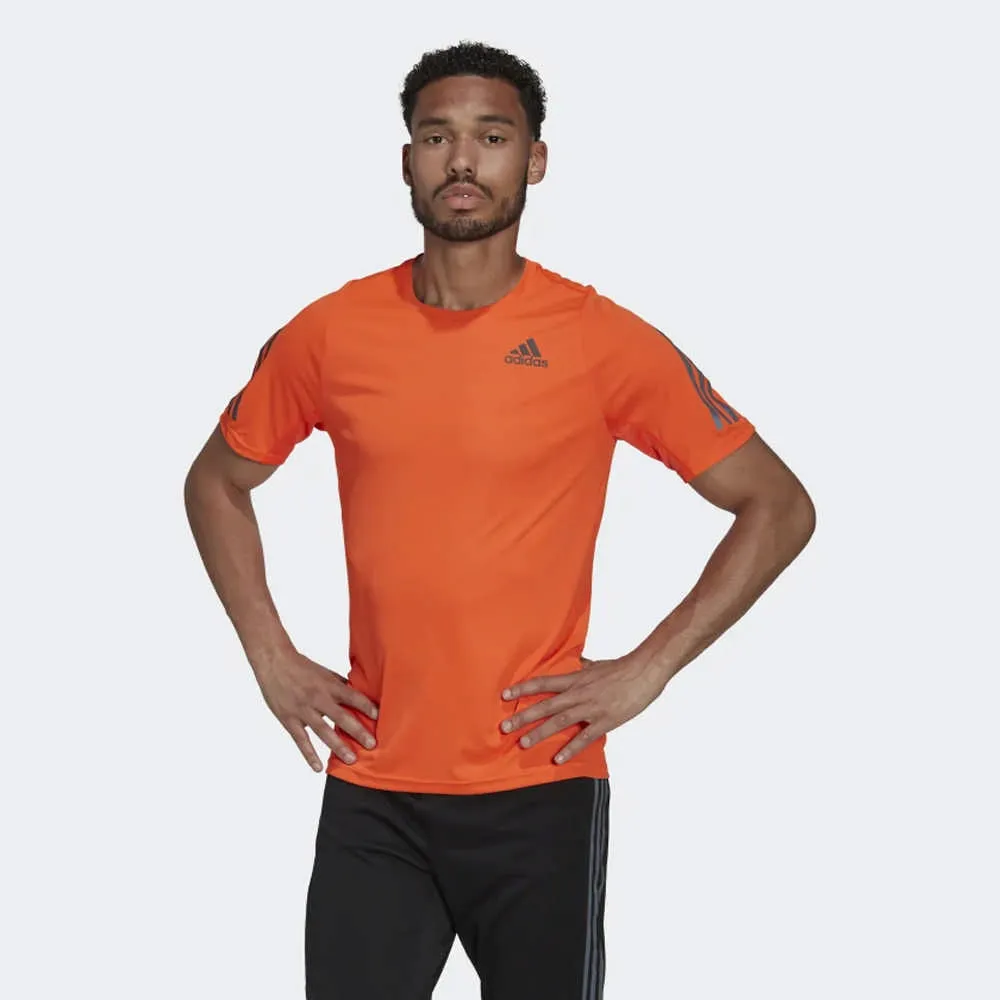 adidas 短袖 Run Icon 男款 藍 短t 反光 透氣 快乾 愛迪達 三線條 跑步【ACS】HE2475 歷史價格詳細信息