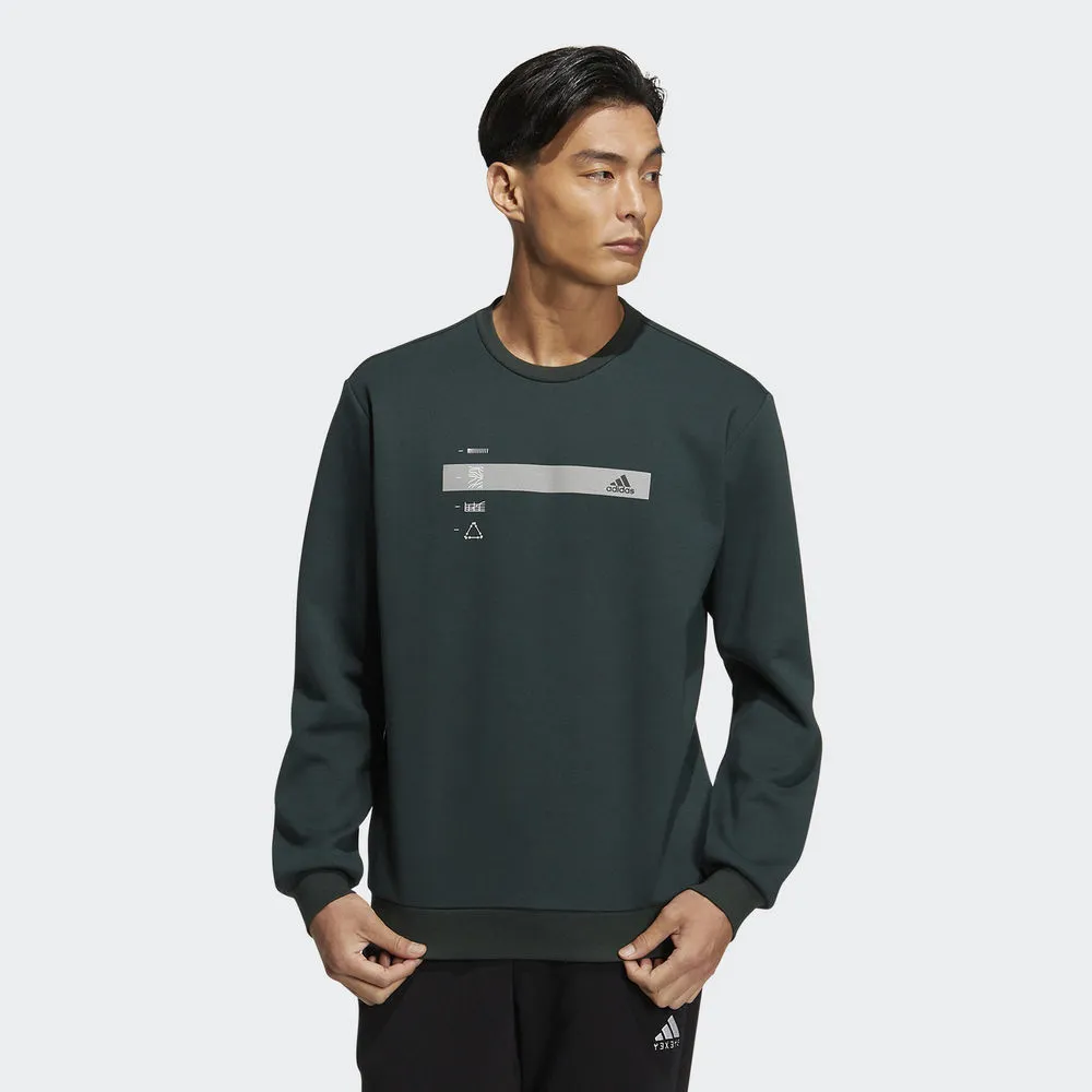 【ADIDAS】GFX CREW SWEAT 圓領套頭衫 女 灰色-II5612 歷史價格詳細信息