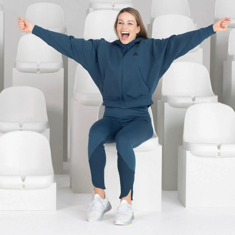 adidas 全長緊身褲 吸濕排汗 女 H64191 官方直營 歷史價格詳細信息