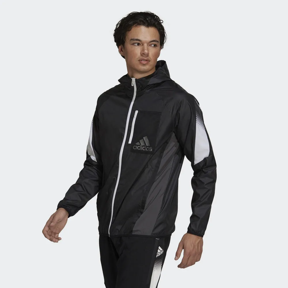 ADIDAS M Seaso WB 男風衣外套 H28803 卡其 灰綠 歷史價格詳細信息