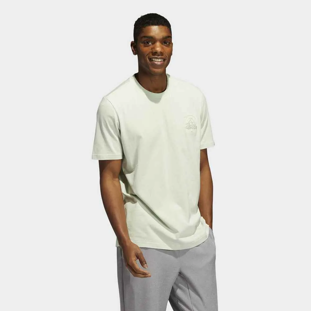 ADIDAS 男 M EMB LIN G T 短袖上衣 休閒 舒適 寬鬆 棉質 - HK6781 歷史價格詳細信息