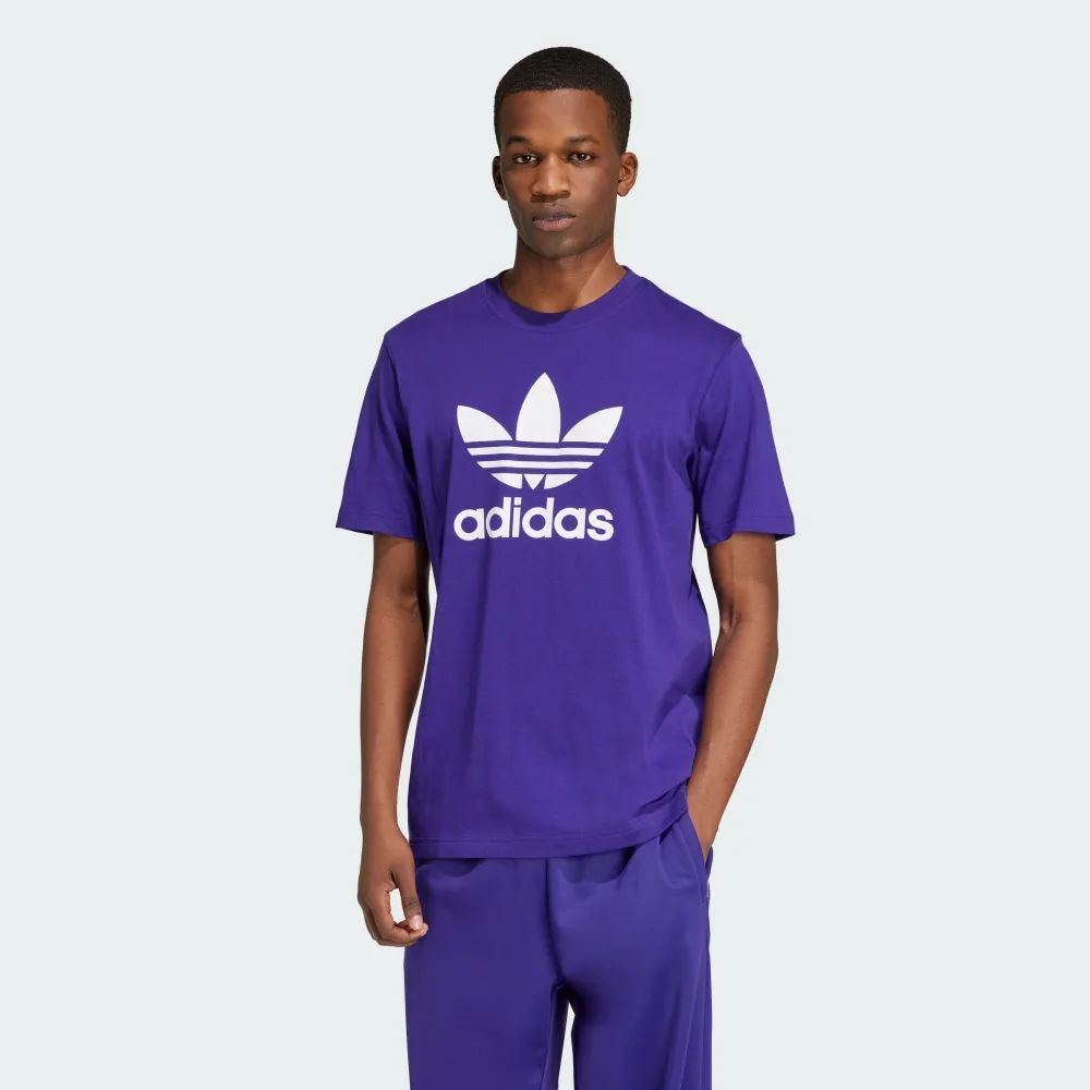 Adidas Trefoil T-Shirt IZ2351 男 短袖 上衣 T恤 運動 經典 三葉草 百搭 米 歷史價格詳細信息
