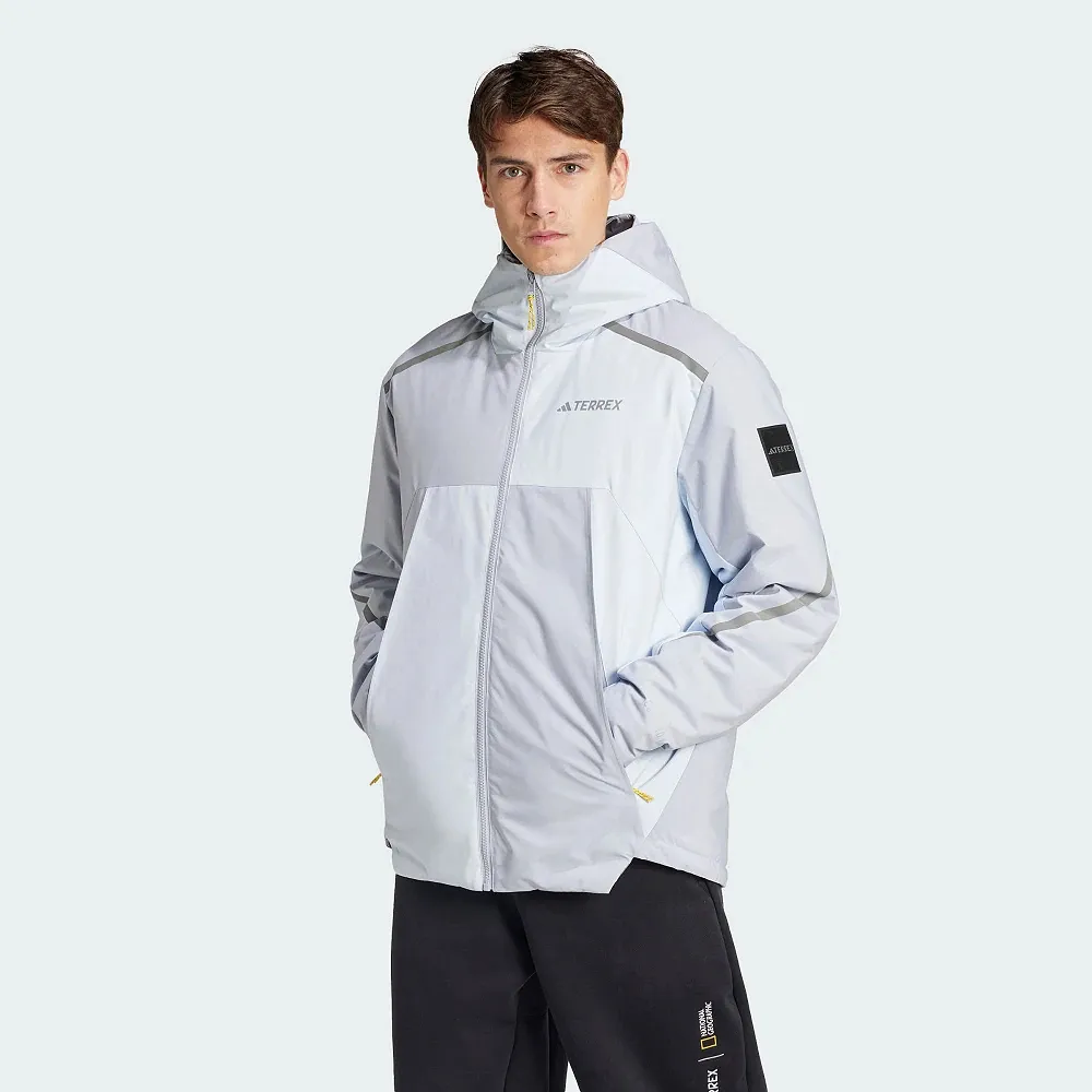 【ADIDAS】NG COLDRDY JKT 休閒外套 男 灰色-IX7953 歷史價格詳細信息