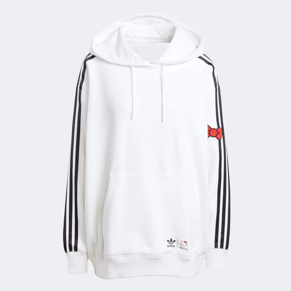 Adidas HK Hoodie [IK6567] 女 連帽 上衣 帽T 亞洲版 經典 休閒 HELLO KITTY 綠 歷史價格詳細信息