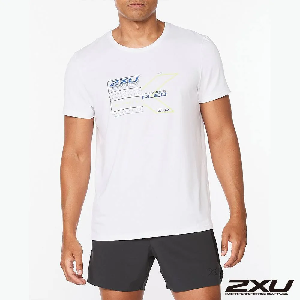 【2XU】男 運動短袖LOGO上衣(白) 歷史價格詳細信息