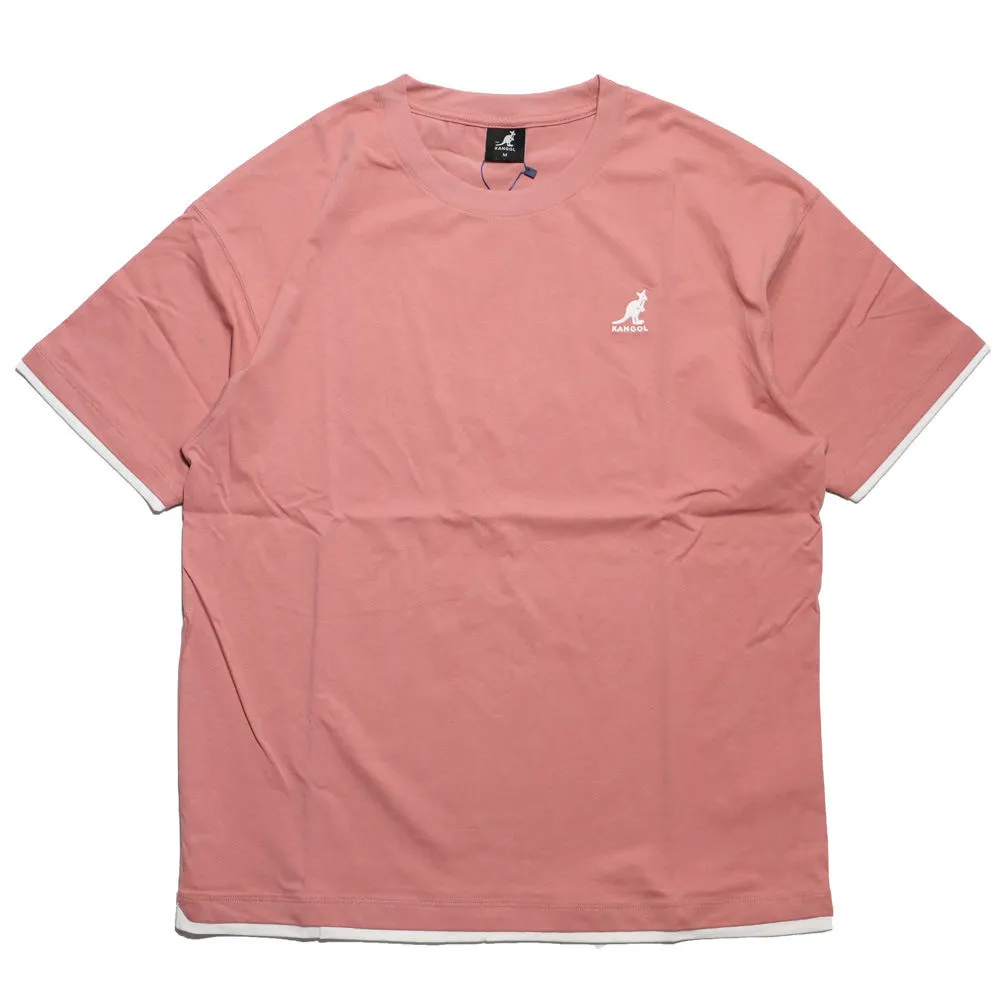 KANGOL 短袖 淺粉 背後印刷大LOGO 袋鼠 棉 男 6125100242 歷史價格詳細信息