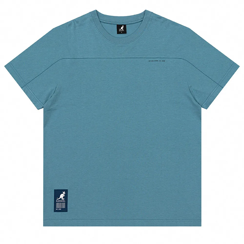 KANGOL 短袖 短T 中性 薄荷綠白 羅紋 大LOGO 棉 休閒 男女 6225100481 歷史價格詳細信息