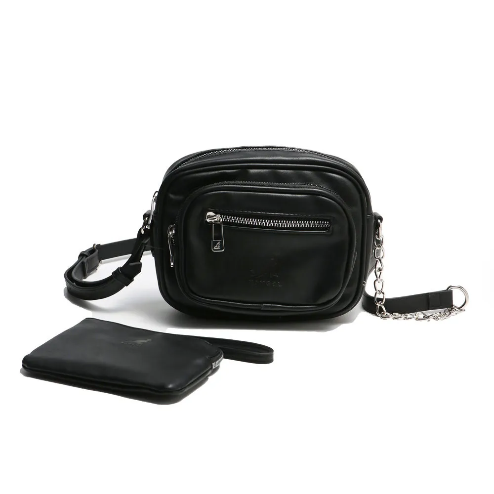 KANGOL 皮革側背包(灰) - 6055301011 歷史價格詳細信息