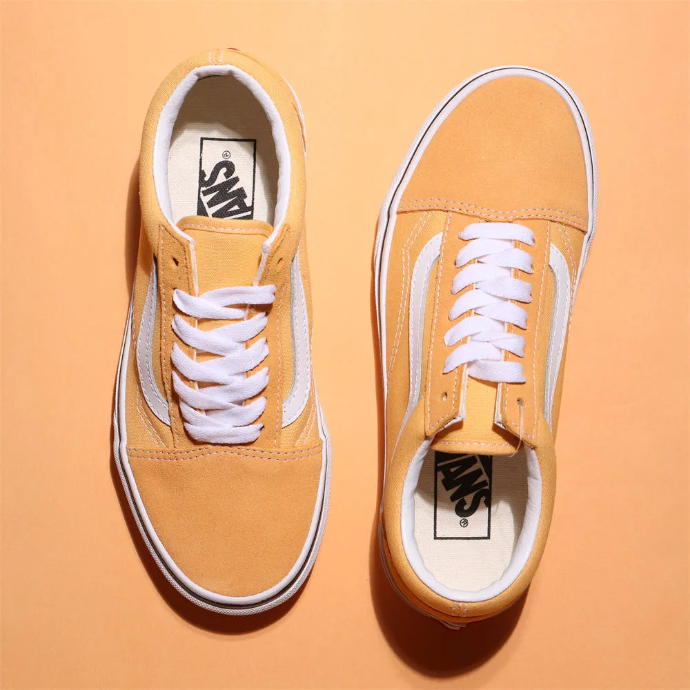 Vans 休閒鞋 Old Skool 黃 白 基本款 帆布 麂皮 男鞋 女鞋 百搭款 【ACS】 VN0A5KRFAVL 歷史價格詳細信息