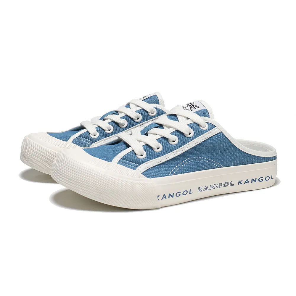 KANGOL 帆布鞋 藍 側方標 解構 休閒鞋 女 6222160380 歷史價格詳細信息