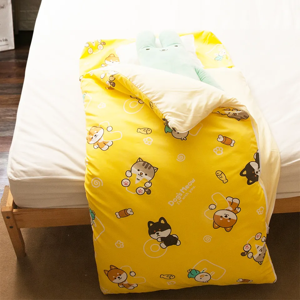 逗柴貓 萌萌聯盟 藍 卡通 兒童睡袋 台灣製 歷史價格詳細信息