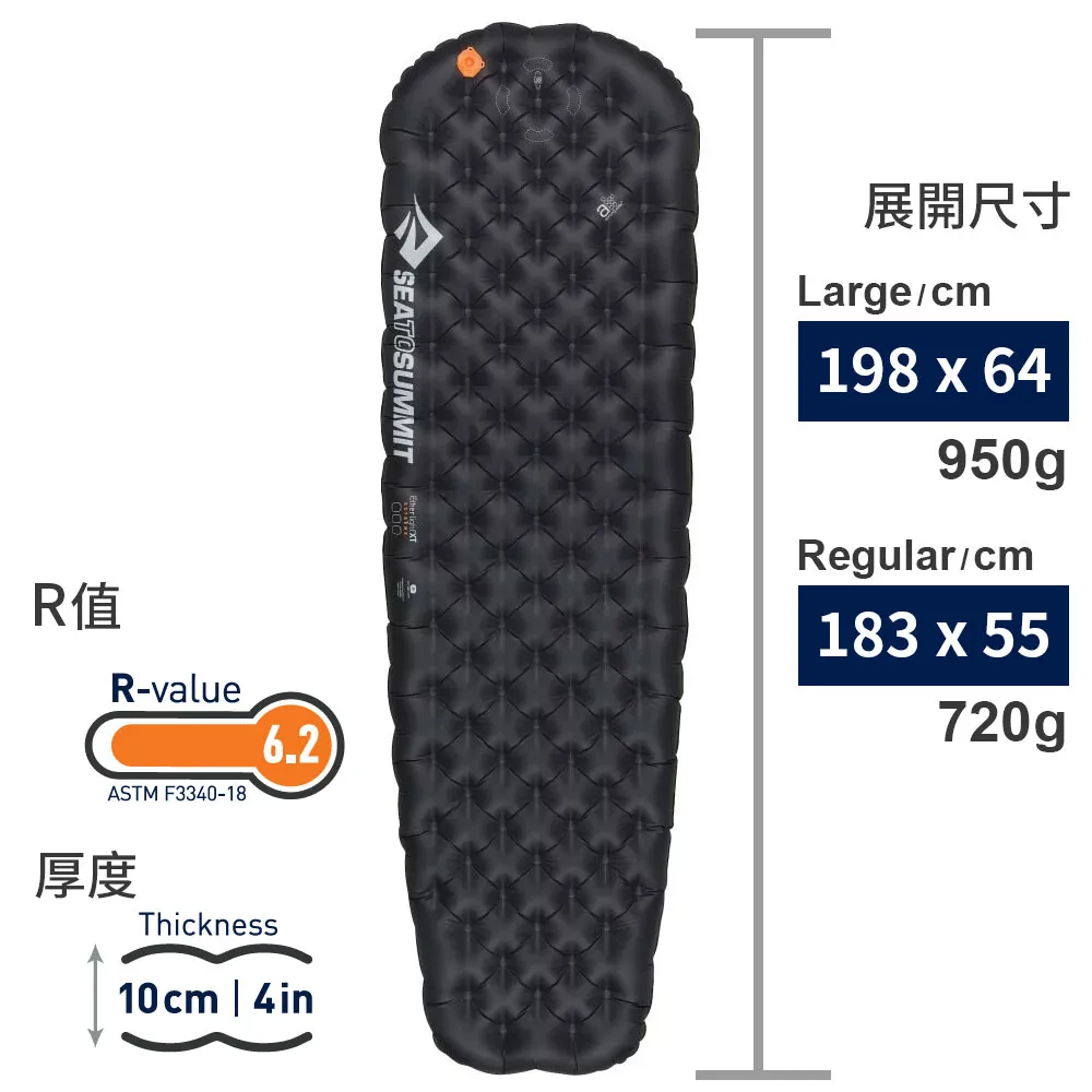 【澳洲SEA TO SUMMIT】輕厚系列睡墊-極限版(女) R 黑 (充氣袋,維修貼,枕貼)STSAMELXTEXMWR 歷史價格詳細信息