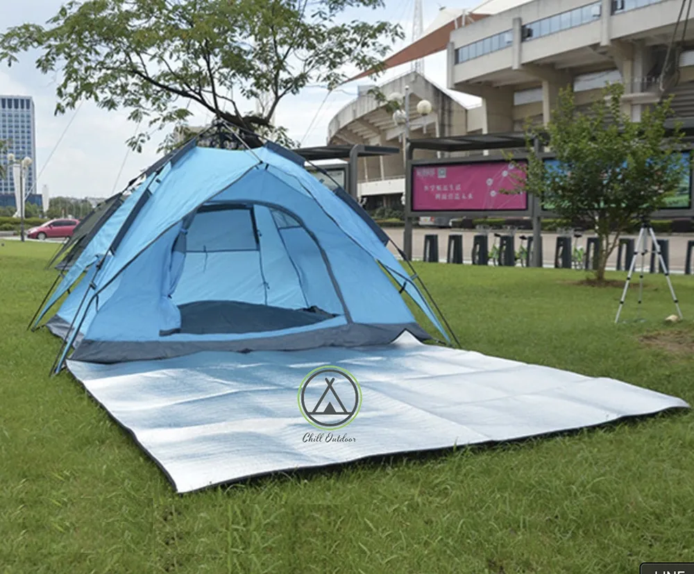 雙面防潮鋁箔墊 【200x200cm/贈收納袋】(加厚防水/防潮防汙)露營地墊 防水鋁箔墊 野餐墊 歷史價格詳細信息