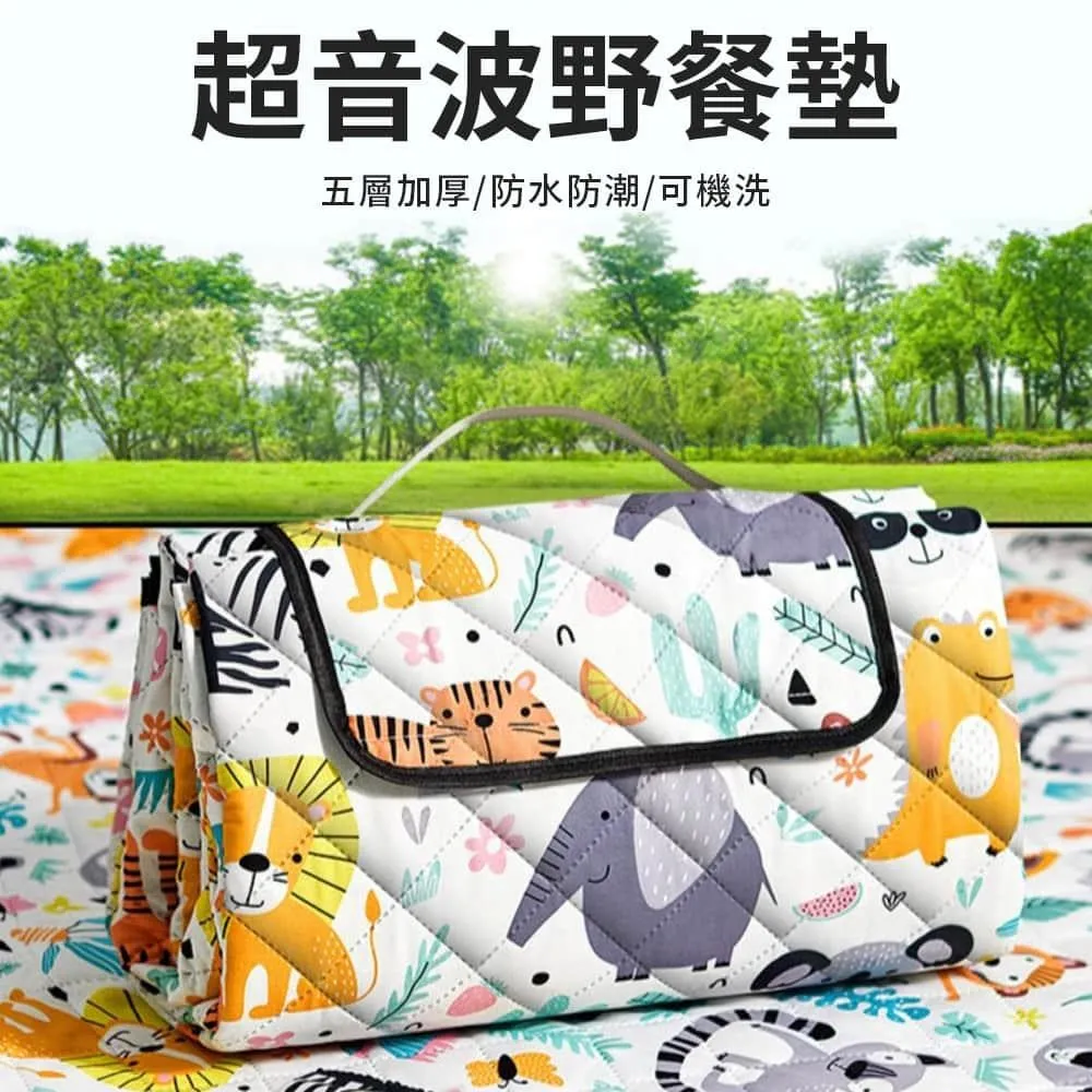 【時尚玩家】加大波西米亞加厚防水防潮野餐墊-加大200x150cm(地墊 爬行墊) 歷史價格詳細信息