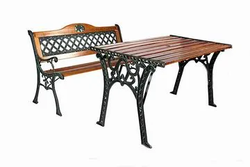 BROTHER兄弟牌 雙人玫瑰或花網公園椅+鑄鐵公園桌+無背公園椅+鑄鐵單人椅 歷史價格詳細信息