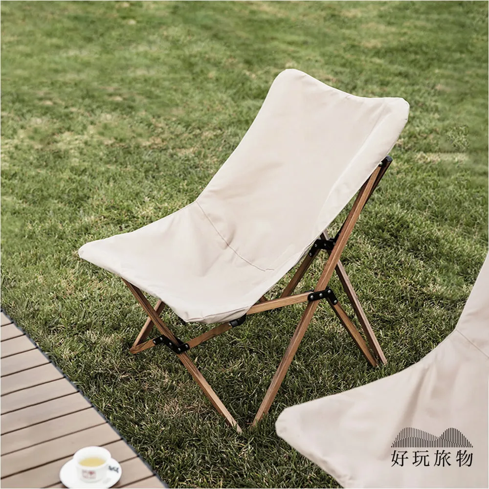 【好玩旅物】牛津布戶外露營折疊月亮椅露營椅(附收納袋) 歷史價格詳細信息