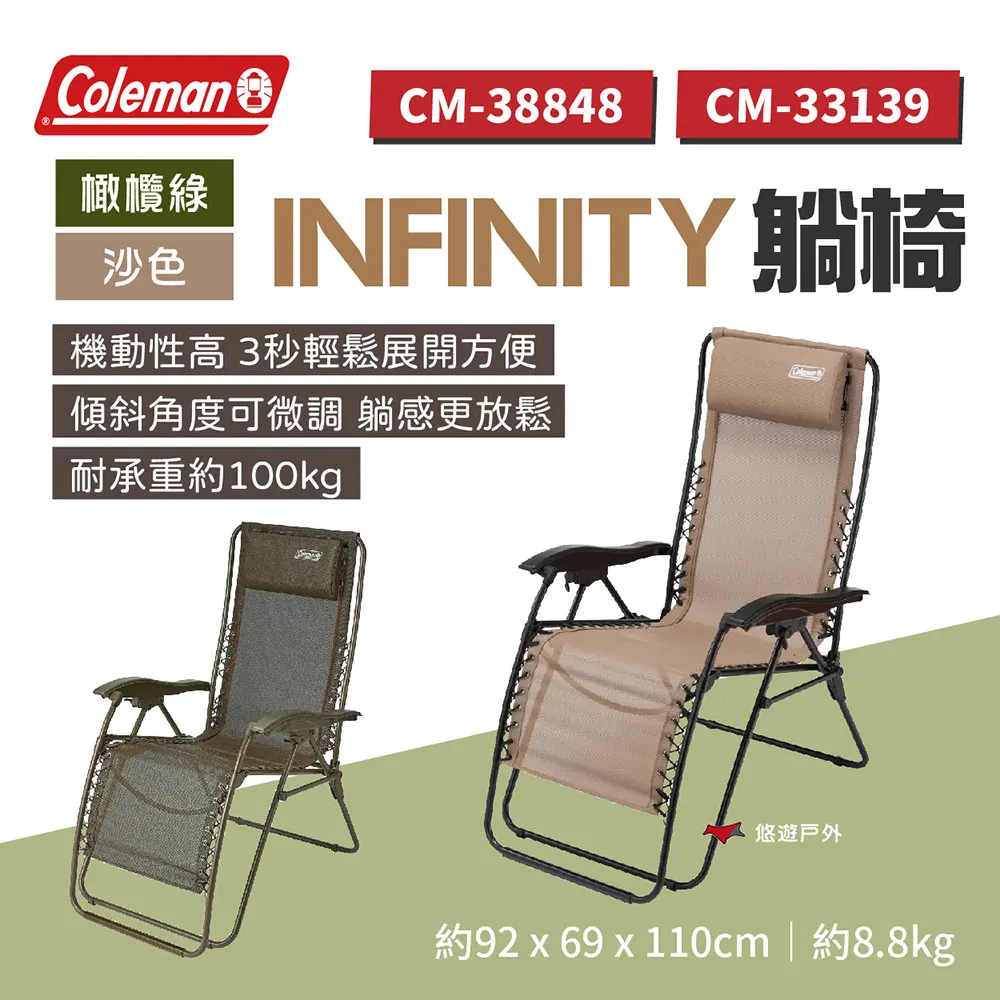 Coleman INFINITY 躺椅 歷史價格詳細信息