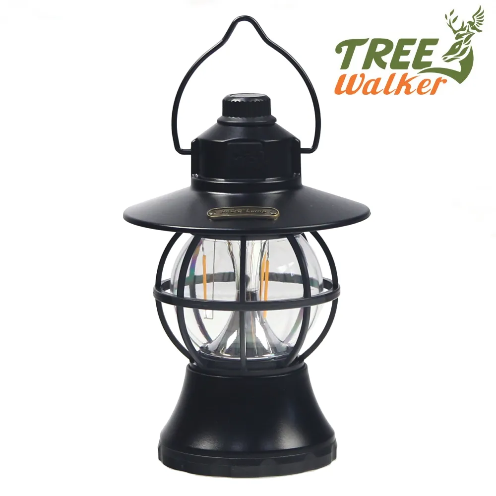 【TREE WALKER】復古吊掛燈-黑/墨綠 復古燈 LED燈 氣氛燈 提燈 IPX4防潑水 野炊 露營 悠遊戶外 歷史價格詳細信息