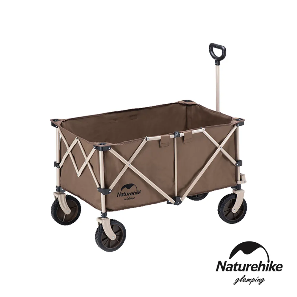 Naturehike 多用途露營便攜摺疊置物手推車+手推車專用 木紋鋁合金桌板 PJ008 歷史價格詳細信息