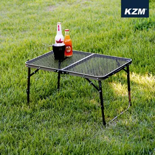 KZM 迷你鋼網折疊桌 兩段式高度 露營 野餐 居家 戶外  摺疊收納 現貨 廠商直送 歷史價格詳細信息