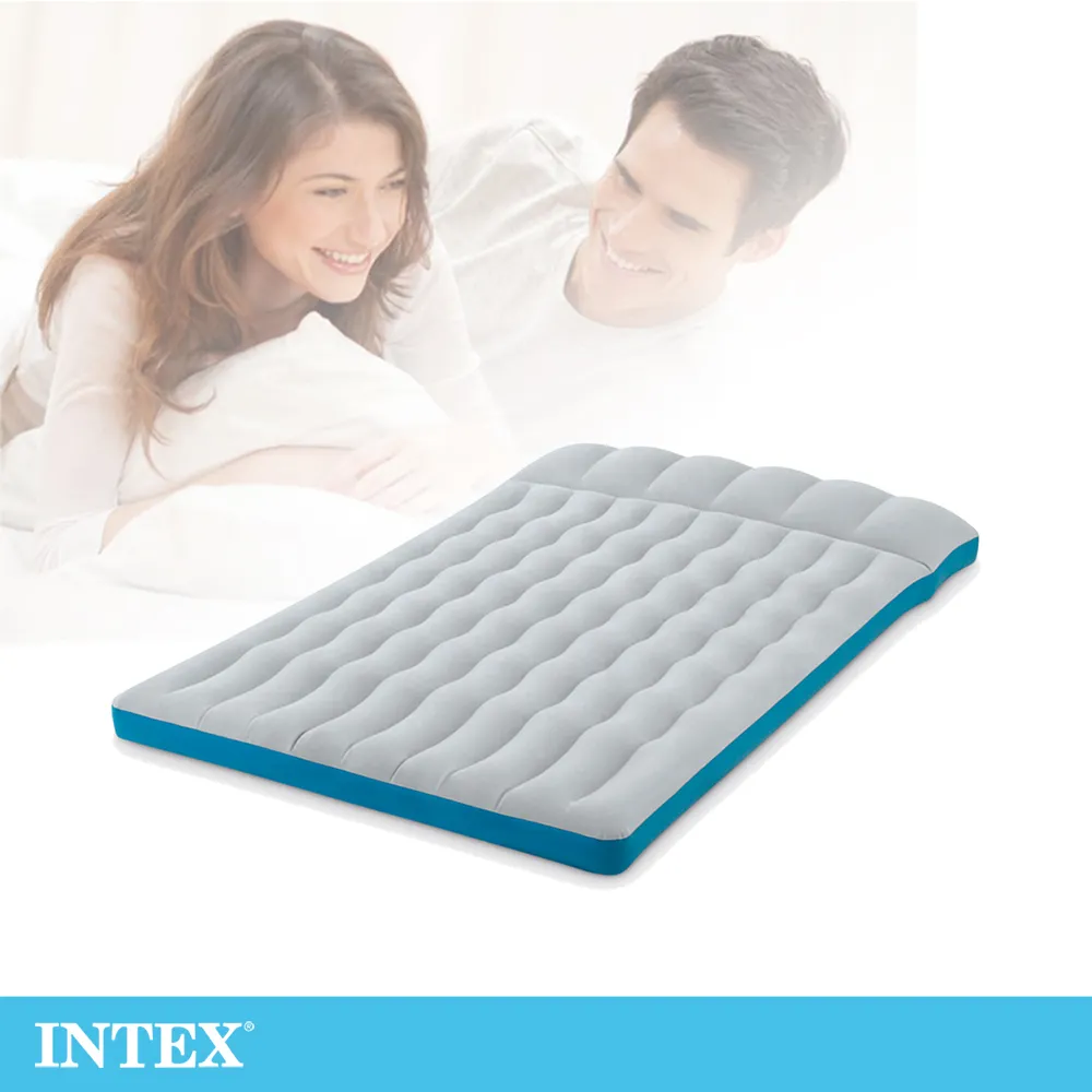 INTEX 雙人野營充氣床墊-寬127cm (灰藍色) (67999) 歷史價格詳細信息