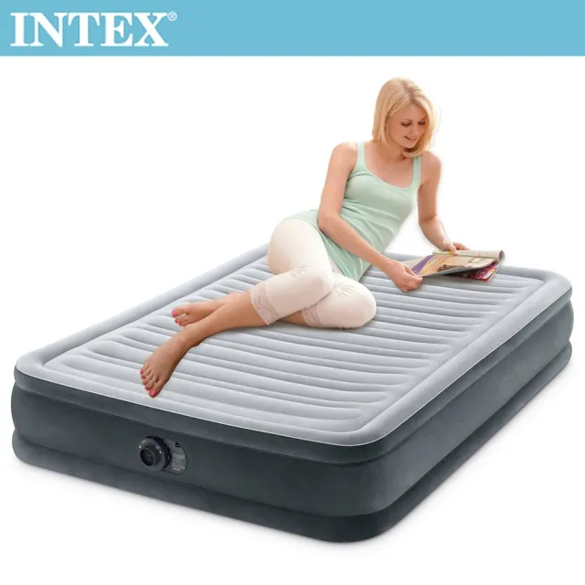 INTEX 豪華雙氣室加高雙人加大充氣床墊-寬152x高51cm (64163ED) 歷史價格詳細信息
