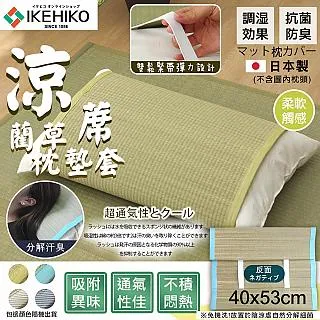 【IKEHIKO】日本製兒童涼感九州藺草武士平枕30X20(5431646) 歷史價格詳細信息